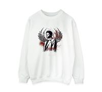 Supernatural Women's Join The Hunt Wings Sweatshirt in White | Size: Medium Supernatural White M
