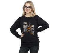 Supernatural Women's Sam & Dean Fire Sweatshirt in Black | Size: Large Supernatural Black L