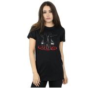 Supernatural Women's Sam and Dean Silhouette Boyfriend Fit T-Shirt XX-Large Black