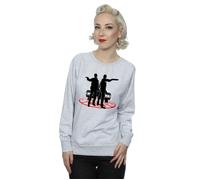 Supernatural Women's Sam & Dean Silhouette Sweatshirt in Grey | Size: Medium Supernatural Grey M