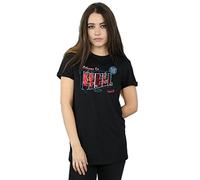 Supernatural Women's Welcome to Hell Boyfriend Fit T-Shirt Large Black
