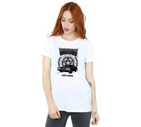 Supernatural Women's Winchester Bros Cotton Boyfriend T-Shirt in White | Size: Medium Supernatural White M