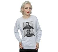 Supernatural Women's Winchester Mugshot Sweatshirt in Grey | Size: 2XL Supernatural Grey 2XL