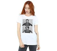 Supernatural Women's Winchester Mugshots Boyfriend Fit T-Shirt Medium White