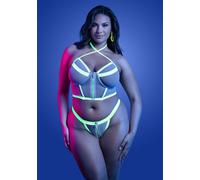 Supernatural Zipper Bra Top and Panty - Queen Size