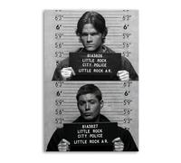Supernaturals Mugshot Dean And Sam Winchester Poster Decorative Painting Canvas Wall Posters And Art Picture Print Modern Family Bedroom Decor Posters 08x12inch(20x30cm)