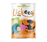 SuperNature Lickeez Chicken Enrichment Spread Mix for Dogs 290g | Perfect for Lick Mats, Boredom Busting Treat, Premium Quality Chicken, No Added Preservatives | Manufactured in the UK