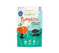 Supernature Pumpkinz Dried Pumpkin Powder with Pre, Post & Probiotics for Dogs & Cats 100g | Natural Digestive Supplement, Stool Firming, High Fibre Dog Food Topper, Alternative to Canned Pumpkin