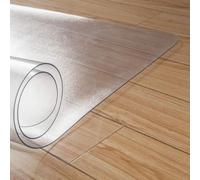 Supernic Clear Chair Mat for Hard Floor - PVC Transparent Office/Home Floor Protector - Non-Slip Hardwood Floor - 43cm x 60cm Rectangle
