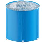 Supernic Ice Bath Outdoors 230L Foldable Lumi Ice Bath Bathtub for Outdoor or Bathroom Cold Plunge Bath Tub Perfect for Recovery and Therapy Cold Plunge Pool (Dark Blue)