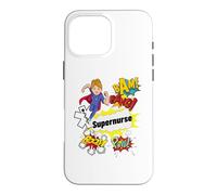 Supernurse Comic Superhero Style RN Woman Nursing Nurse Case for iPhone 16 Pro Max
