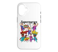 Supernurse Super Hero Comic Style RN Nursing Nurse Case for iPhone 16
