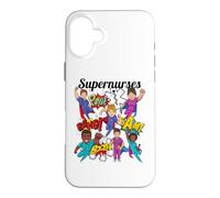 Supernurse Super Hero Comic Style RN Nursing Nurse Case for iPhone 16 Plus