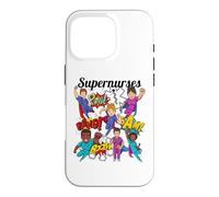 Supernurse Super Hero Comic Style RN Nursing Nurse Case for iPhone 16 Pro