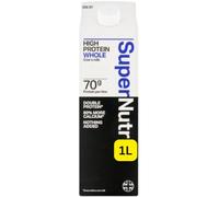 SuperNutrio High 70g per Litre Protein Whole Cow's Milk (1x1L)