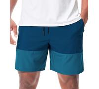 Superora Men's Dual-Tone Casual Shorts Athletic Shorts - Lightweight,Quick Dry,Comfortable,3 Zipped Pockets Navy Blue/Blue