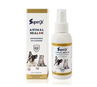 Superox Animal Eye Wash & Tear Stain Remover | Fast Relief from Irritations & Allergies Symptoms | Safe for All Animals | 100 ml (3.38 oz)