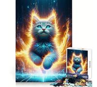 Superpet Cat 1000 Piece Jigsaws for Teenagers Puzzle Wise Think Toy Simple Fun Tight Cut Santa Wish Pick (38x52cm)
