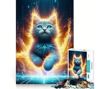 Superpet Cat Jigsaw Puzzles 1000 Pieces for Adults Memory Boost Warm Time Image Assembly Fine Art Piece (38x26cm)