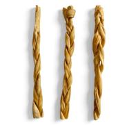 Superpet Lamb Dog Chew, Natural Dog Treat, Lamb Skin Braided 30cm - 5 Pack | All Natural Dental Chews for Pups & Adult Dogs Alike, Great as Training Treats, No Artificial Flavoring or Preservatives