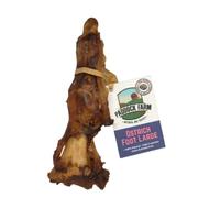 Superpet Nova Antos Ostrich Feet Natural Dog Treats, Long Lasting Dog Chew for Large Dogs, Hypoallergenic Grain Free Treats, Bones and All Dental Chew, (2 Pack, Large)