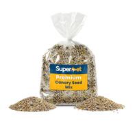 Superpet Premium Canary Seed Mix, Quality Multi-Seed Bird Food Blend, 15kg | Specially Blended Food For Canaries, Enriched with Yellow Biscuit & Soya Oil, Formulated as a Suitable Daily Feeding Mix