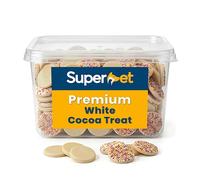 Superpet Premium Natural Dog Treats, Milky White Discs, Puppy Treats, Bite Sized Training Rewards, 100% Dog Safe, Easy to Handle & Portion (250g)