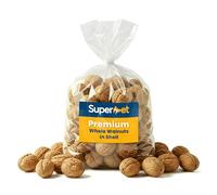 Superpet Premium Walnuts in Shell, Squirrel and Parrot Food, High-Energy Natural Unsalted Nuts, Bird Food for Garden Wildlife, Enrichment Whole Nuts in Shells (1Kg)