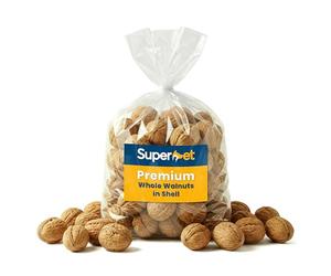 Superpet Premium Walnuts in Shell, Squirrel and Parrot Food, Unsalted 0.5kg
