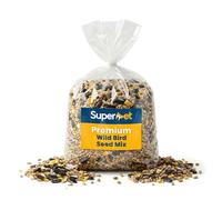 Superpet Premium Wild Bird Seed Mix, Aniseed & Black Sunflower Seeds, 1kg