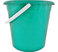 Superpetstoreuk247 10 Litre Polypropylene Plastic Bucket Heavy Duty Lightweight Utility Bucket With Handle For Home Cleaning And Gardening Green
