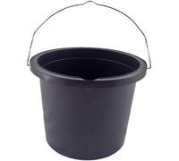 Superpetstoreuk247 10 X Black Plastic Paint Kettle 1L With Metal Handle, Durable Plastic