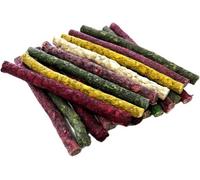 Superpetstoreuk247 100 Pack 5" Dog Treats Munchy Rolls Assorted Color 125mm