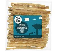 Superpetstoreuk247 100X Rawhide Twists 5 Inch 7 To 8mm Natural Dog Chews