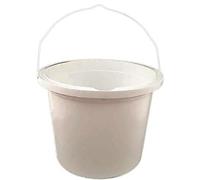 Superpetstoreuk247 2.5 Litre Plastic Paint Kettle With Metal Handle Durable Easy Clean Decorator Bucket For Paint And Cleaning Use White