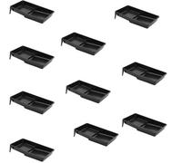 Superpetstoreuk247 4 Inch Professional Plastic Roller Tray Decorators Painting Paint Tray Pack Of 10