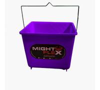 Superpetstoreuk247 5L Mightyflex Calf Feeding Bucket Heavy Duty Plastic Farm Tub Reusable Compact Easy Carry For Livestock Feed Mix Garden Purple