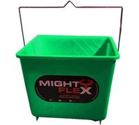 Superpetstoreuk247 5L Mightyflex Calf Feeding Bucket Heavy Duty Plastic Farm Tub Reusable Compact Easy Carry For Livestock Feed Mix Garden Green