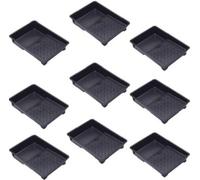 Superpetstoreuk247 7 Inch Recycled Plastic Paint Roller Tray With Deep Reservoir & Ribbed Base Pack Of 9