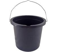 Superpetstoreuk247 7 X Black Plastic Paint Kettle 1L With Metal Handle, Durable Plastic