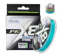 Superpower Premium X8 Braided Fishing Line - Super Strong Wear-Resistant PE Line, No Stretch High Sensitivity Smooth Casting Line for Saltwater and Freshwater Fishing (Multi-Color, 40LB)
