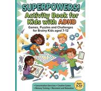 SUPERPOWERS! Activiti Book For Kids With ADHD: ADHD Word Search For Kids | ADHD Workbook | ADHD Focus Words