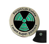 Superpowers Pins - Strong Metal Hero Pin - Brilliant Collectible Geek | Manual Comic Statement Accessory, Funny Gift Lapel Button, Stylish on