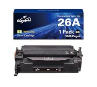 Superprint 26A Toner Cartridge with Chip for HP 26A CF226A Black Toner Laserjet Pro M402n M402dn M402dw MFP M426fdw MFP M426fdn (Standard, 3100 Pages)