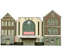 Superquick 1:72 Cinema, Post Office and Shop - Low Relief Card Kit C2