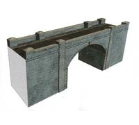 Superquick Blue Brick Bridge/Tunnel- 1/72 OO/HO - Card Model Kit