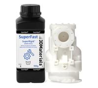 SuperRigid 3D Printer Resin 6.0GPa, 40% of Nano-Micro Ceramic Powder Filled for Ceramic Like Prototypes, Made in Korea by 3DMaterials (500g, White)