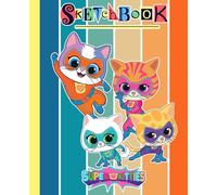Super's Kitties SketchBook for Fan Teen Men Women Kid: A Cool Notebook for Sketching and Note | Thick 100 Blank Pages for Drawing, Writing | Perfect ... Home, School, Event | 7.5 x 9.25 Inches