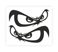 Supershaped Die-Cut Eyes Stickers for Car, Black, 14 x 16 cm