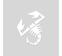 Supershaped Die-cut Sticker Scorpion, White, 160 mm